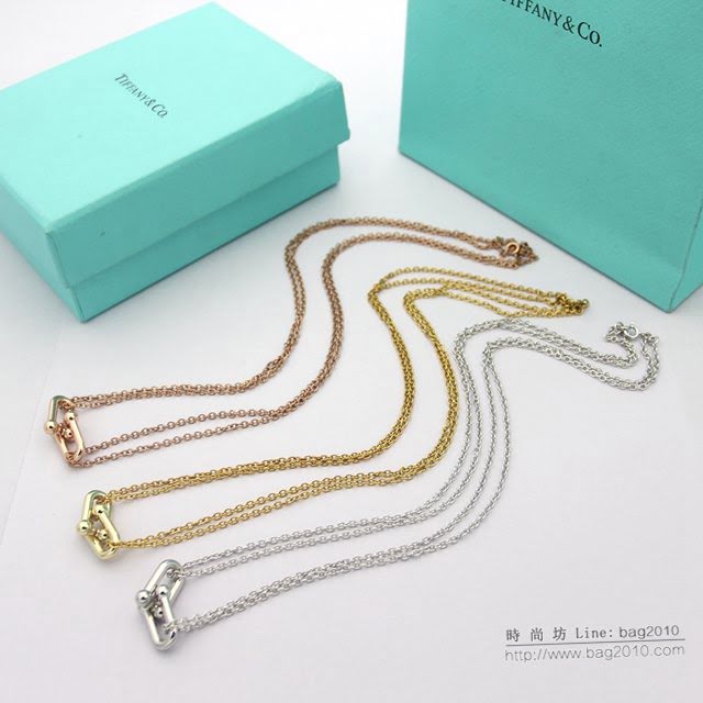 Tiffany飾品 蒂芙尼女士專櫃爆款關節鏈環項鏈 Tiffany純銀鎖骨鏈  zgt1755